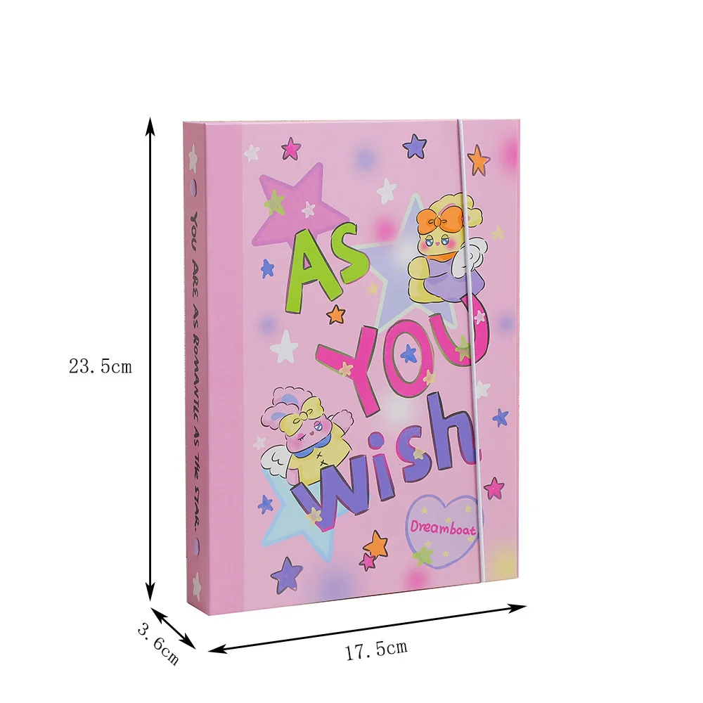 A5 Album Card Book Photocard Binder Album Cartoon Style Kpop Photocard Binder Photo Cards Storage Korea Stationery