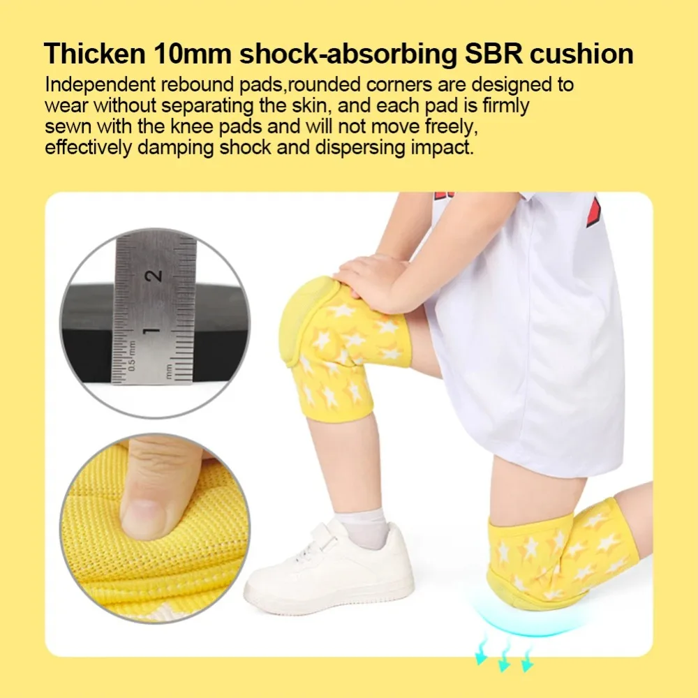 1Pc Collision Avoidance Sports Knee Pad Anti-Collision Thick Sponge Knee Sleeve Anti-Fall Knee Brace Protector Children