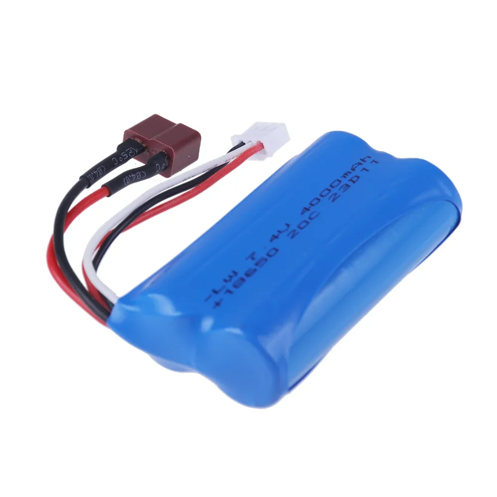 7.4V 1500mAh/3000/5000/6800mAh 18650 Li-ion Battery For Wltoys 10428 /12428/12423 RC Car 2s Bateria For MN82 MN128 MN78 LC79