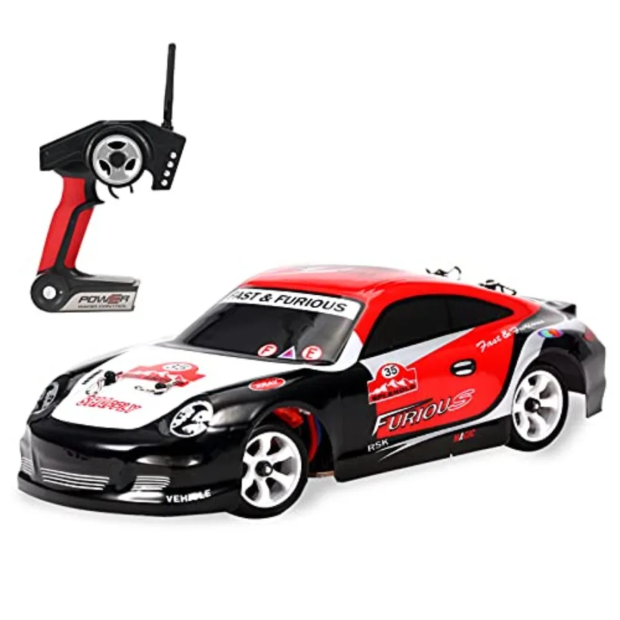 

GoolRC WLtoys K969 RC Cars 1:28 Scale 2.4GHz Remote Control Car 4WD 30KM/H High Speed RC Racing Car Drift Car for Adults Black