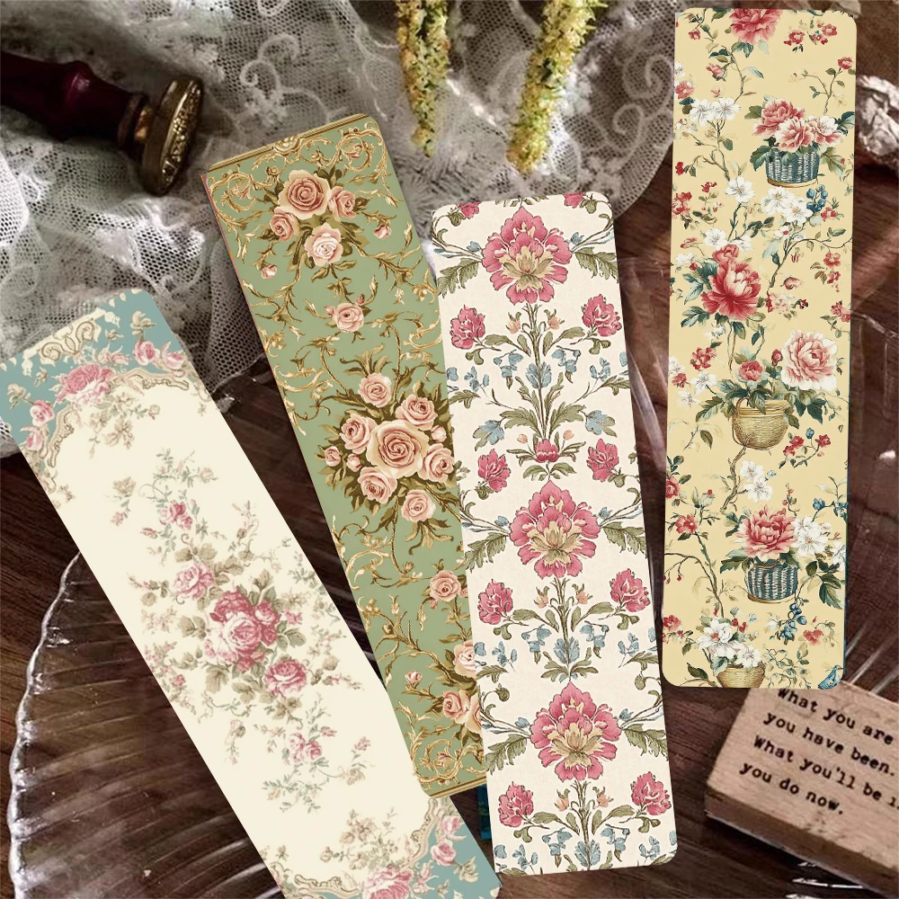 30PCS Bookmark The Secret Garden Print Background Motorcycle Reading Book Stationary Supplies Paper Cards Decorative Bookmark