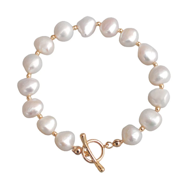 Neue Ankunft Natürliche Süßwasser Perle 14K Gold Gefüllt Weibliche Charme Armband Schmuck Für Frauen Geburtstag Geschenke Kein Verblassen – Detail 8