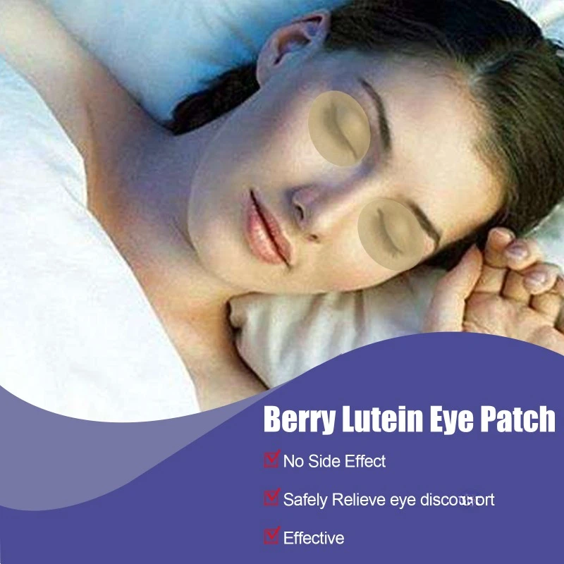 Blueberry Lutein Eye Patch Relieve Fatigue Myopia Removal Discomfort Sleep Eye Mask improve Vision Cold Compress Eye Patches