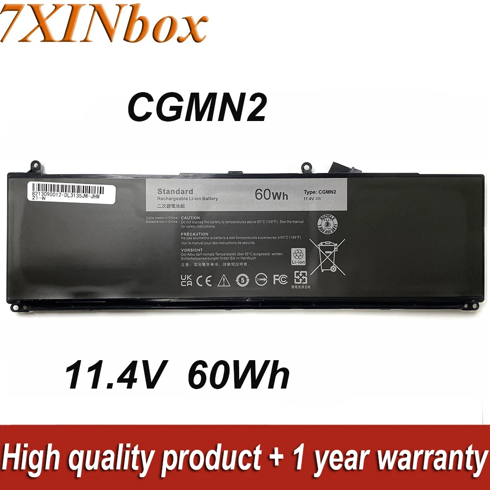 

7XINbox CGMN2 11.4V 60Wh Laptop Battery For DELL Inspiron 11 3135 3137 3138 Series P19T003 P19T001 P19T002 Notebook Compatible