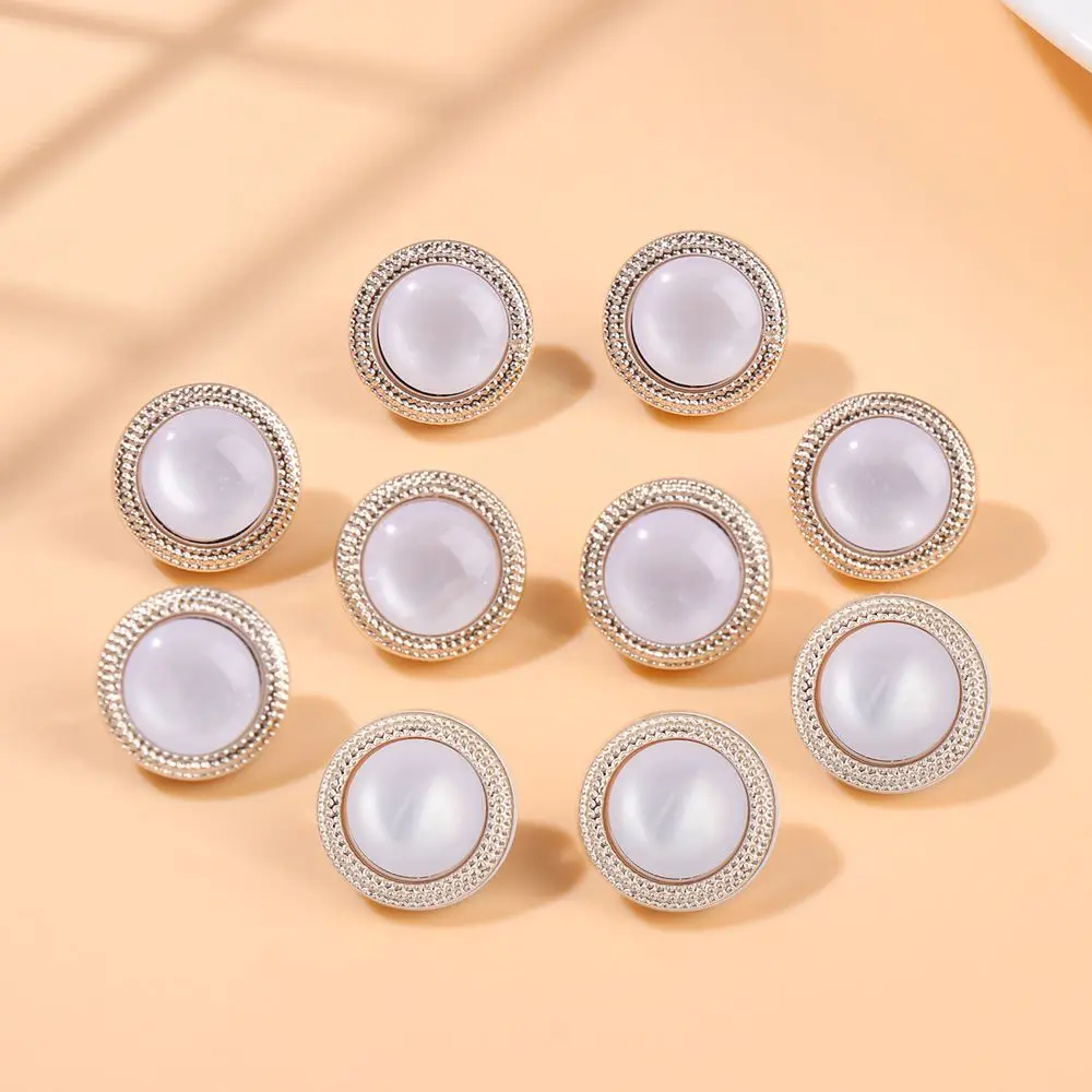 10Pcs High Quality Sewing Button DIY Sewing Accessories Pearlescent Buckle Shirt Buttons Clothing Buttons