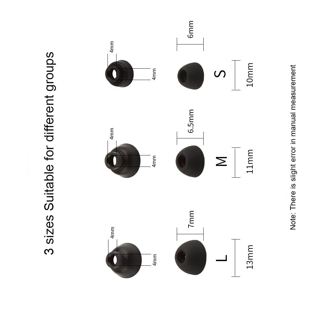 6Pcs S/M/L In Ear B… - image