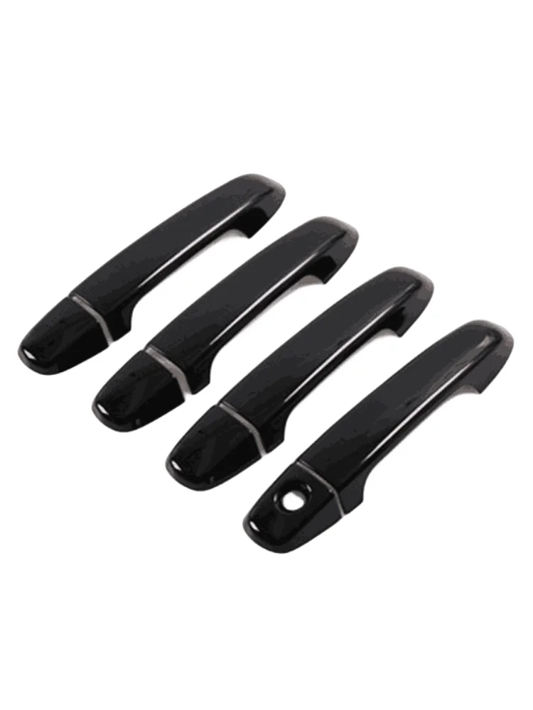 For Toyota Camry XV50 2012 2013 2014 2015 2016 2017 Glossy Black Chrome Car Door Handle Cover Trim Sticker Styling Accessories