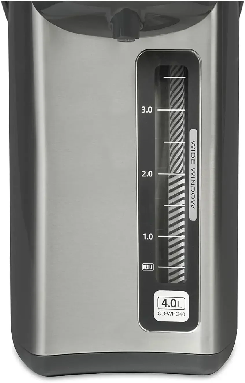 Caldeira e aquecedor de água Zojirushi CD-WHC40XH Micom, 135 onças, cinza inoxidável