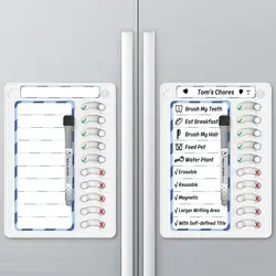 Children Chore Chart Kids Chore Chart Set with Sliding Buttons Magnetic Task Planning Board for Routine Checklist Do List