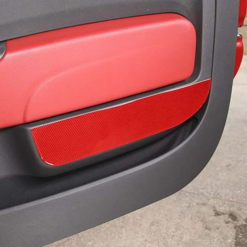 

Для Fiat 500 2011-2019 годов: накладки на двери из мягкого карбонового волокна, защита от ударов, аксессуары для интерьера автомобиля