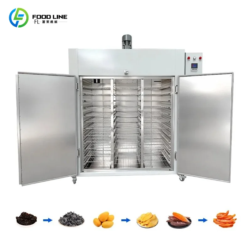 Équipement de séchage à air chaud industriel personnalisé pour fleurs de thé et grains, capacité 150-480 kg/h