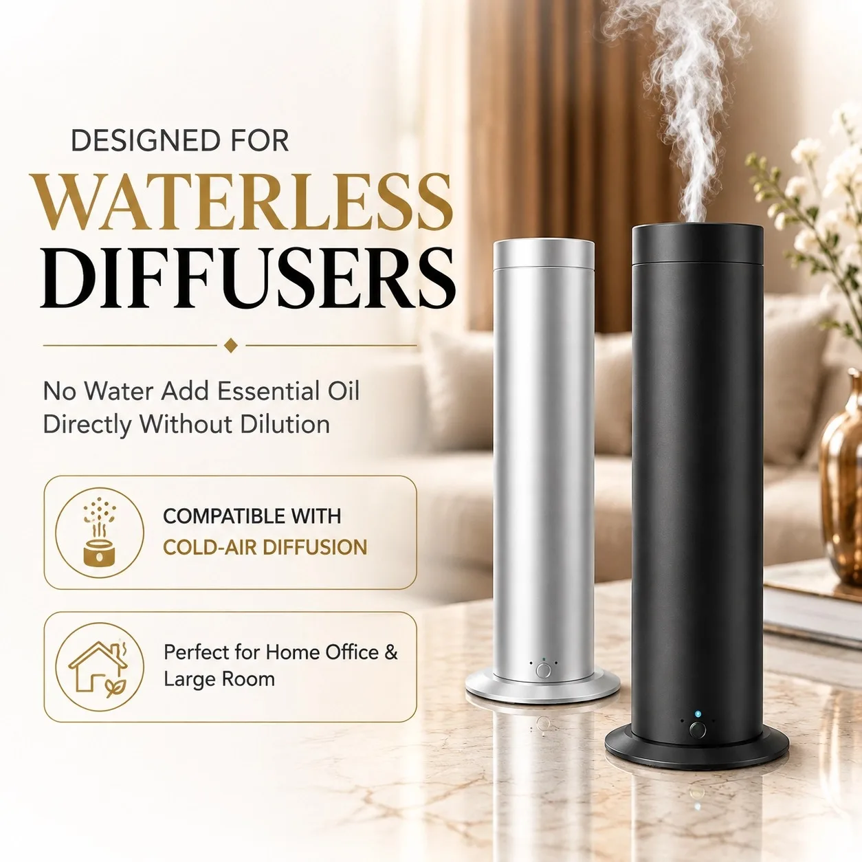 Commercial Scent Diffuser HoldPeak SZ‑053A 100ml 300㎡ Cold‑Air Nebulizer APP WiFi Bluetooth Tip‑over Alarm for Hotel Office Club