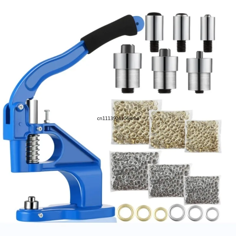 For Hand Press Snap Button Rivet Machine Kit Manual Eyelet Installation Tool Set For Leather Craft Fastener Fitting