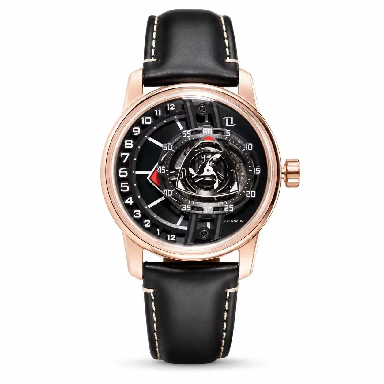 OBLVLO Men Automatic Watch 42MM Mechanical Wristwatch Luminous Waterproof Sapphire Mirror Rotatable Rotor Dial