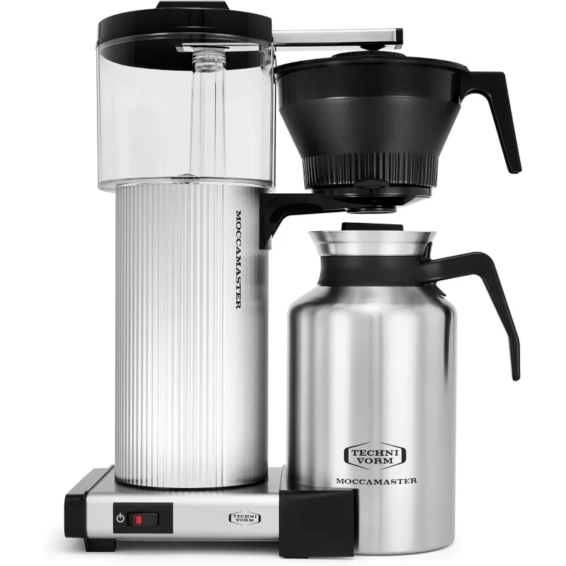 Technivorm Moccamaster 39340 CDT Grand Coffee Maker, 60 Ounce, Silver