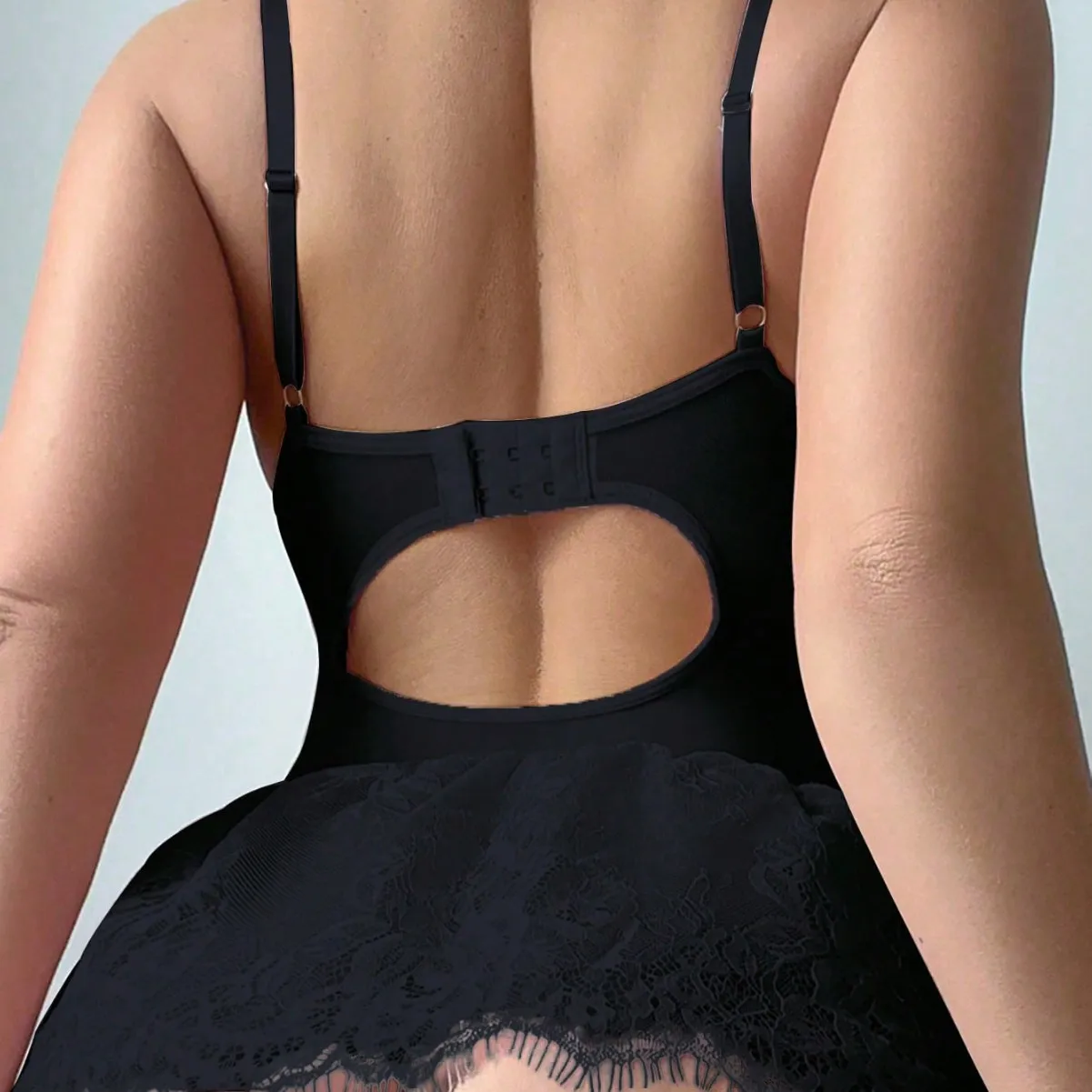 جديد وصول الرجعية الأوروبية والأمريكية نمط الرغبة النقية مثير العميق الخامس الرقبة الدانتيل تقليم المرأة ارتداءها الملابس الداخلية ملابس غريبة #3