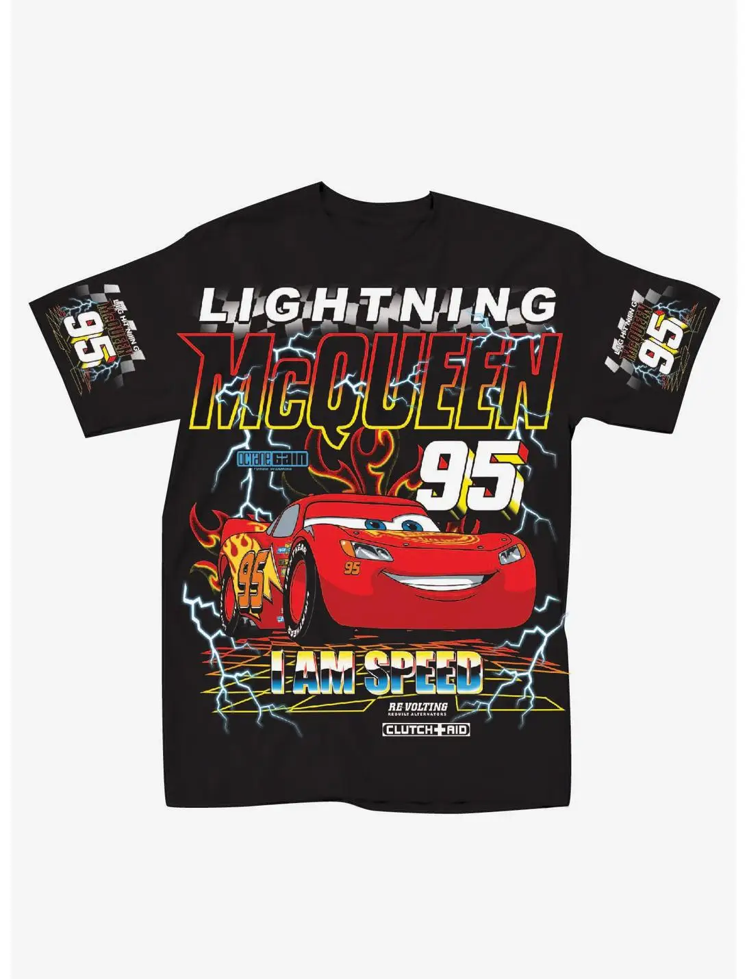 

Family Summer Men's Women's Sally I'm Lightning Cars McQueen Graphic T-Shirt Accessories Fun Cotton Couple Top Kids T-Shirt