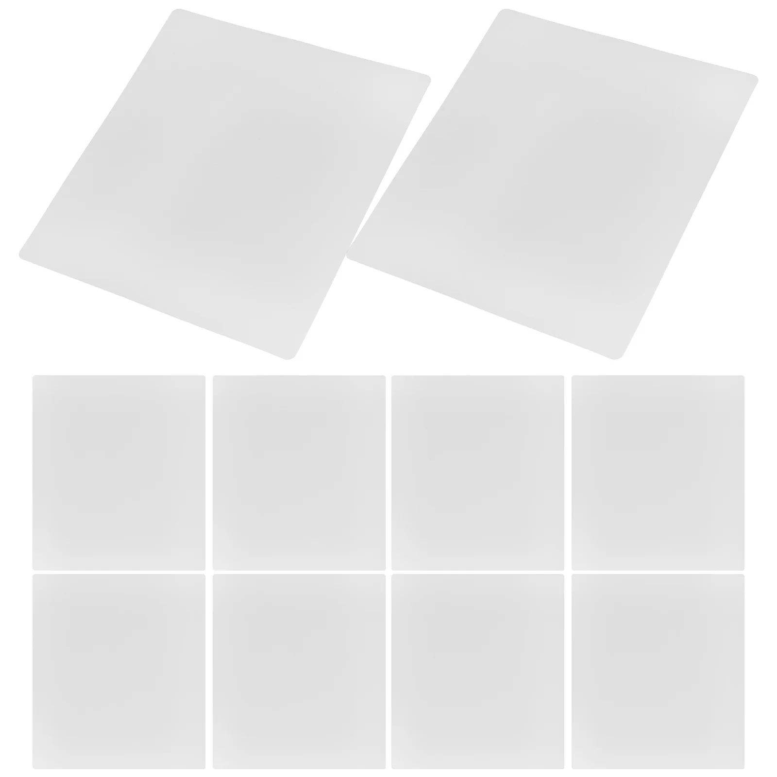

10pcs 3D Printing Tracing Board Clear Drawing Mat PVC Template Supplies Copying Stencil Craft Accessories Sketch Tool