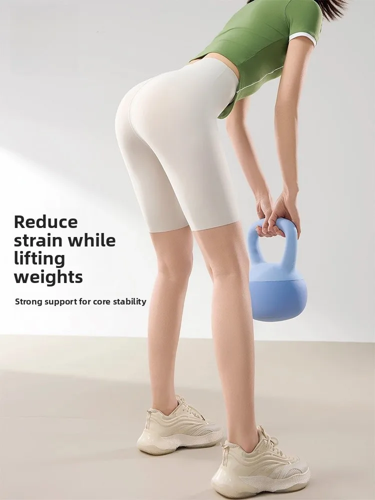 ارتفاع الخصر خمسة أرباع اليوغا السراويل النسائية الصيف ملابس خارجية Fitn البطن التحكم بعقب رفع الرياضة قاعدة طبقة orts