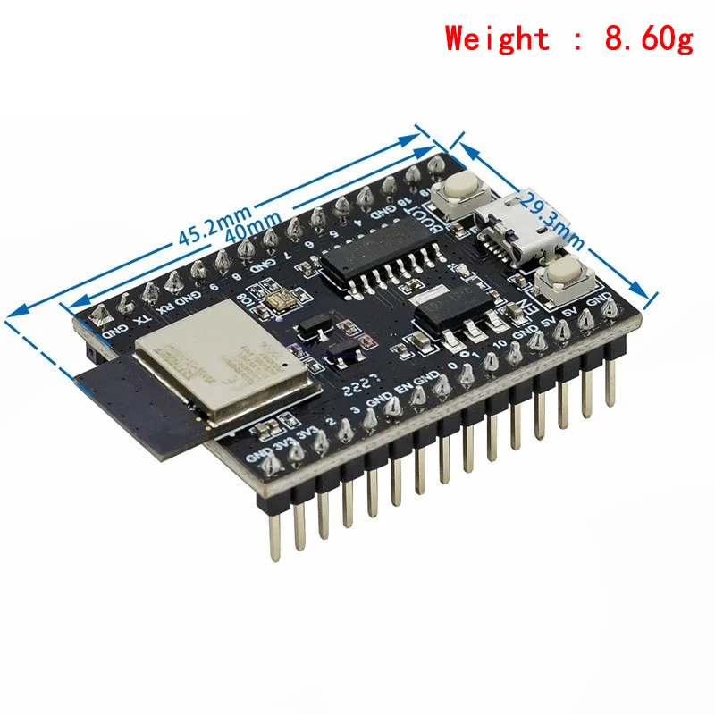 Carte de développement ESP32-C3 WiFi + Bluetooth 5.0, équipée d'un Module Internet des objets ESP32-C3-MINI-1 ESP32 Wifi pour Arduino