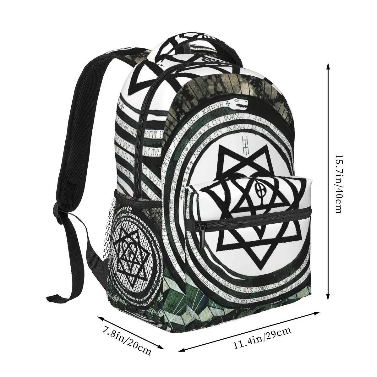 Him Band Album Heartagram Ville Valo Cool Backpack Student Boys Girls BookBag Children School Bag Laptop Shoulder Bags Men Women