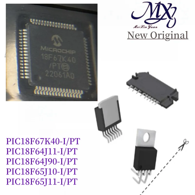 MXY Quality Brand New PIC18F67K40-I/PT PIC18F64J11 PIC18F64J90 PIC18F65J10 PIC18F65J11 IC MCU Chip 64-TQFP