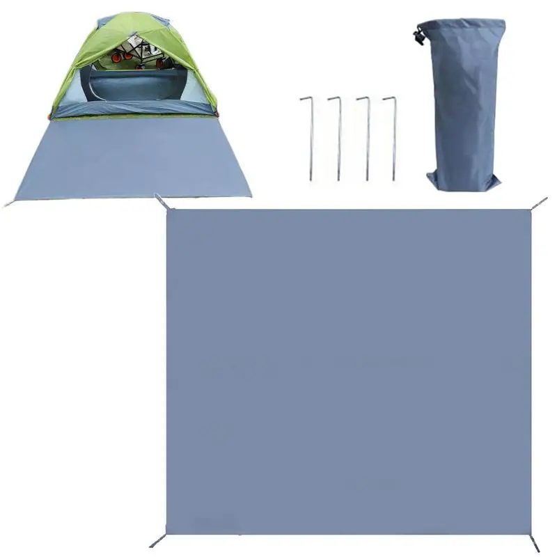 

Tent Floor Padding For Camping Waterproof Camping Tent Carpet Mat Quick-Drying Oxford Sleep Pad With Storage Bag For Deck Picnic