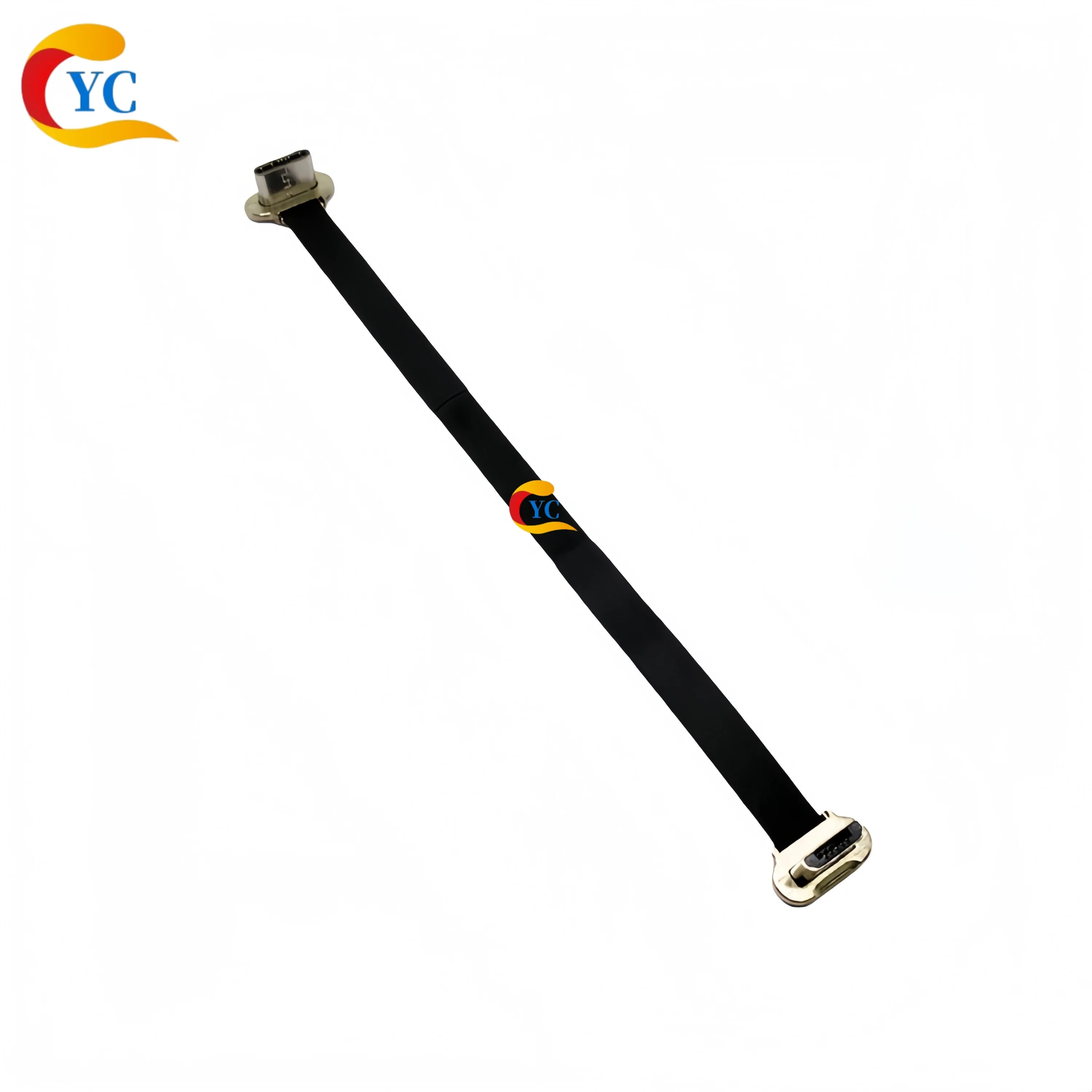 Two-Way Fpc Flexible Cable Male-To-Male Android to Micro to Type-C Dual-Head Wireless Charging Back Clip Data Transfer Connector USB Flexible Flat Cable