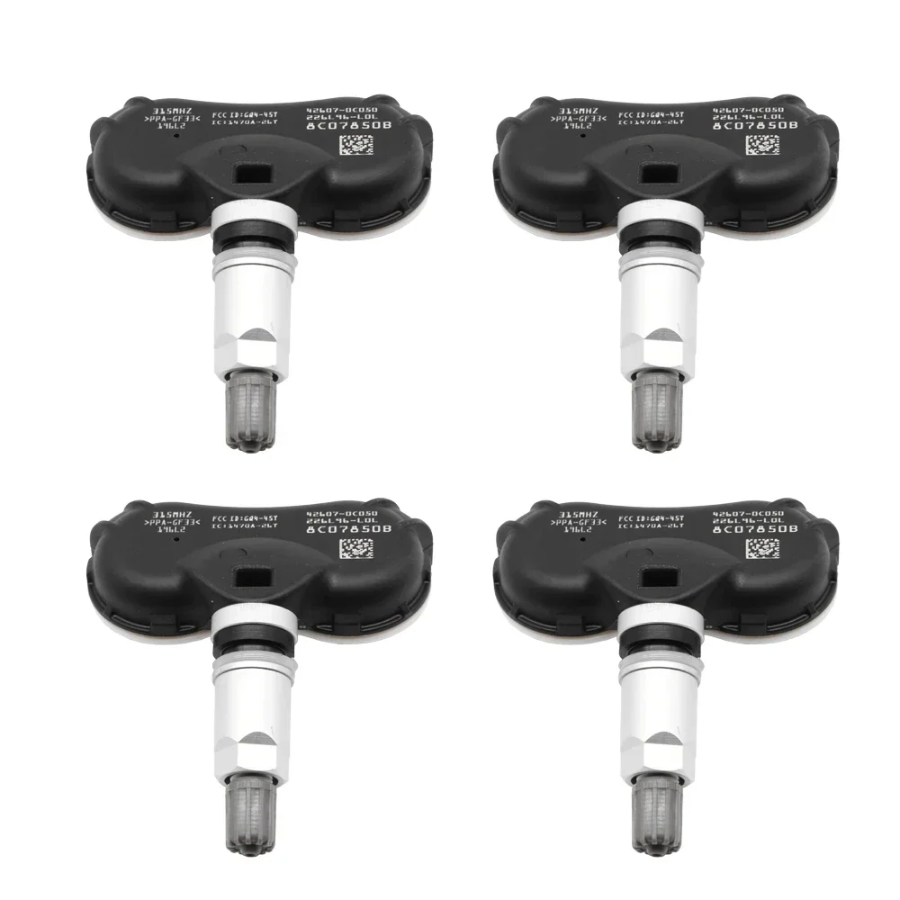 

4PCS 315MHz TPMS Tire Pressure Sensor For Toyota Sequoia Sienna Tundra 42607-0C070 42607-0C050