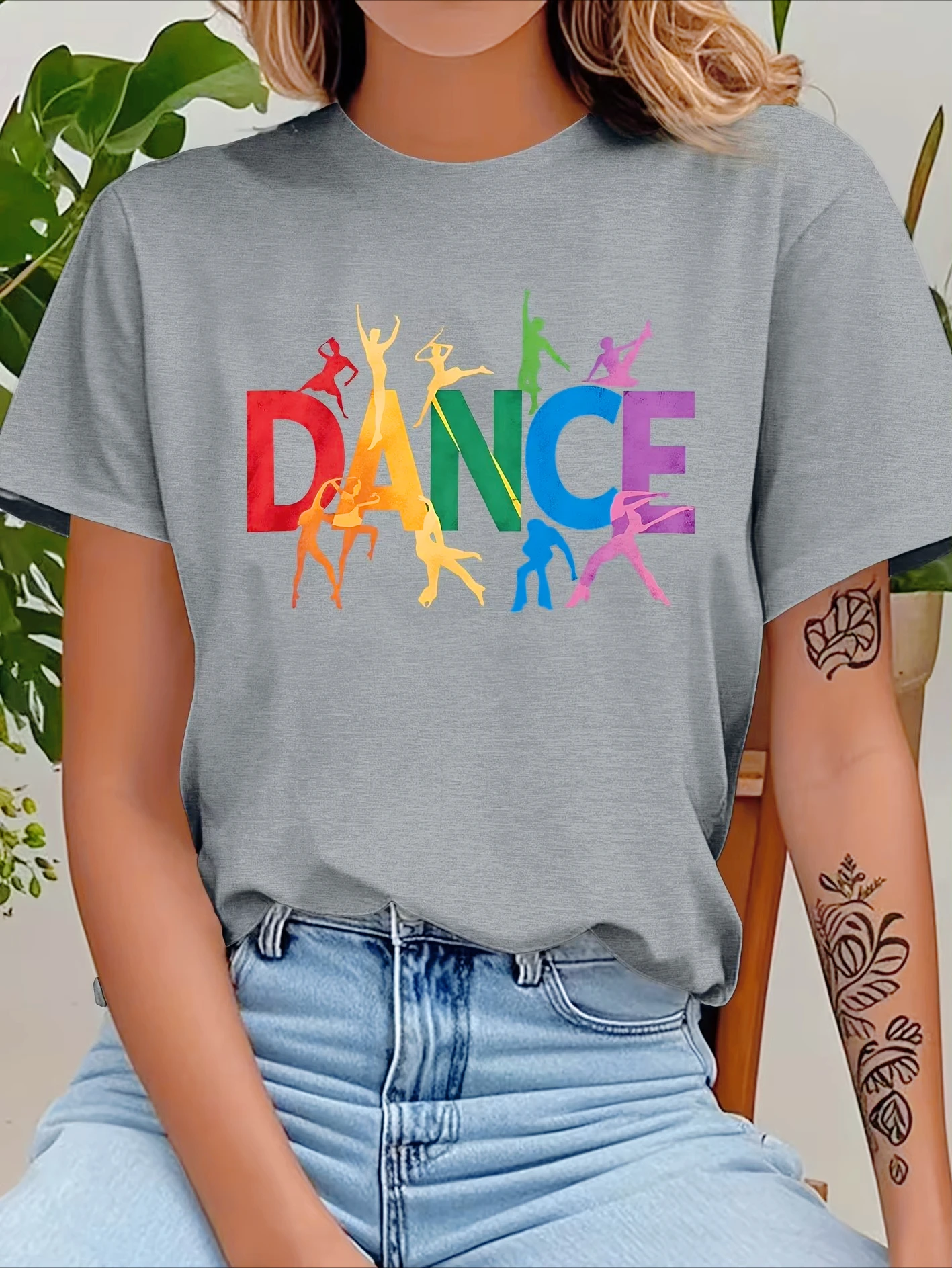 Ladies' Casual Short Sleeve T-shirt 
