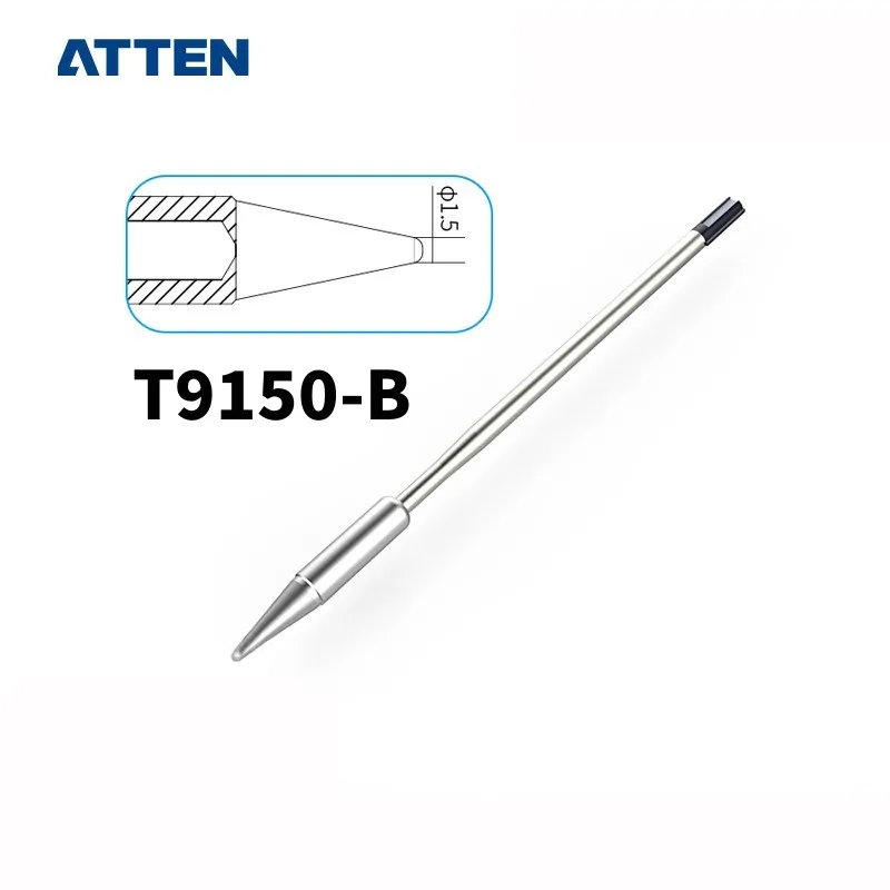 ATTEN T9150-K/B/3C/5C/6.5C/3.2D/4.6D/6.5D lehimleme İpucu için ST-1509 (150 W) T9150 kaynakçı demir İpucu yedek parça aracı