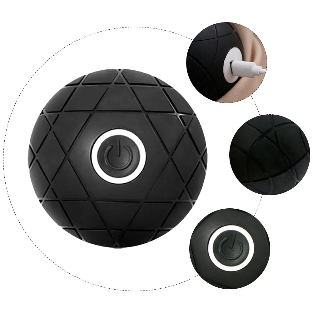 

Electric Rechargeable Massage Ball Vibrating Yoga Ball for Deep Muscle Massage Myofascial Release and Workout Soreness Relief