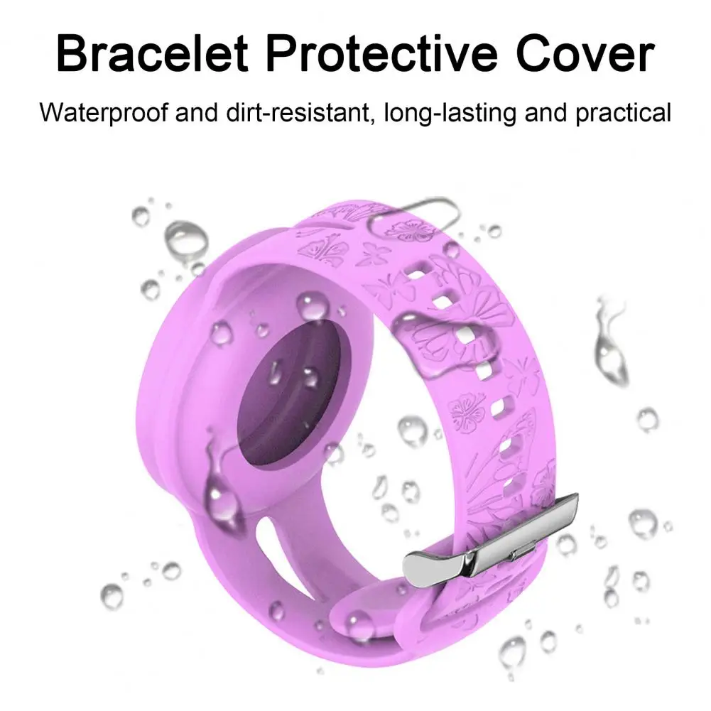 Gps Tracker Protective Case Protective Adjustable Bracelet for Kids Tracker Locator Watch Band Wear Resistant for Airtag