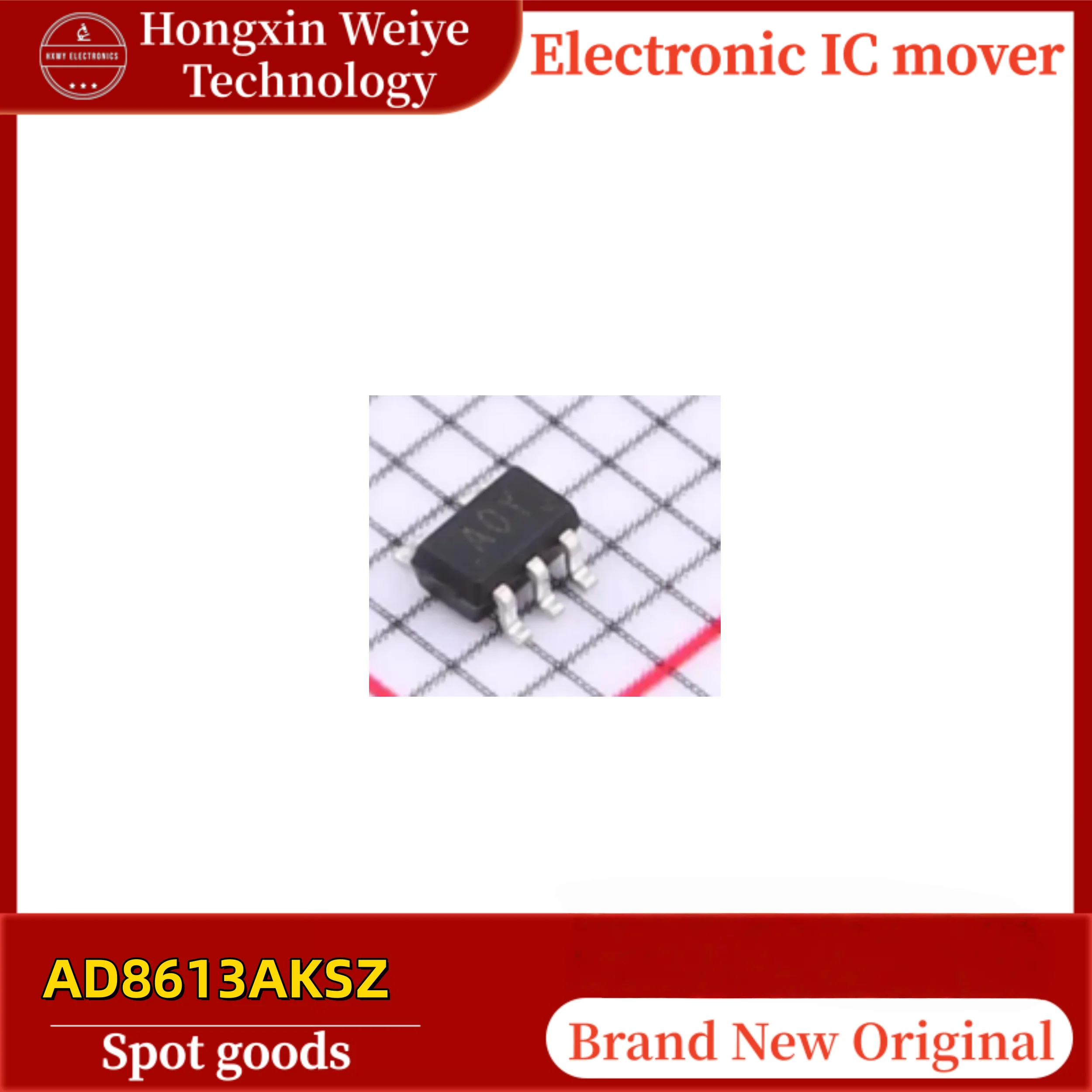 

10/20 PCS AD8613AKSZ A0Y SC-70-5 Operational Amplifier IC Brand New In Stock
