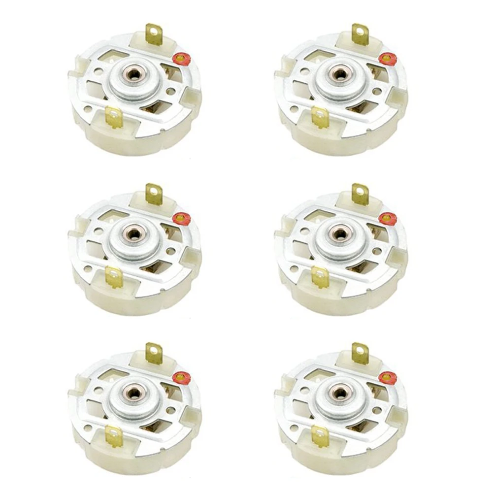 6Pcs Rs550 Motor with Copper Brush Charging Drill Electric Screwdriver Brush Holder