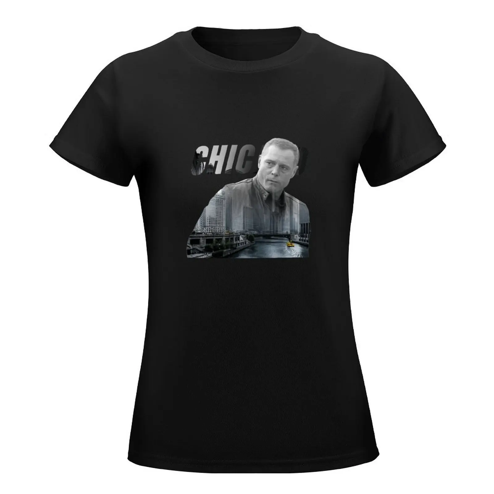 Hank Voight from Chicago PD T-Shirt hippie clothes korean fashion lady clothes graphics black t-shirts for Women