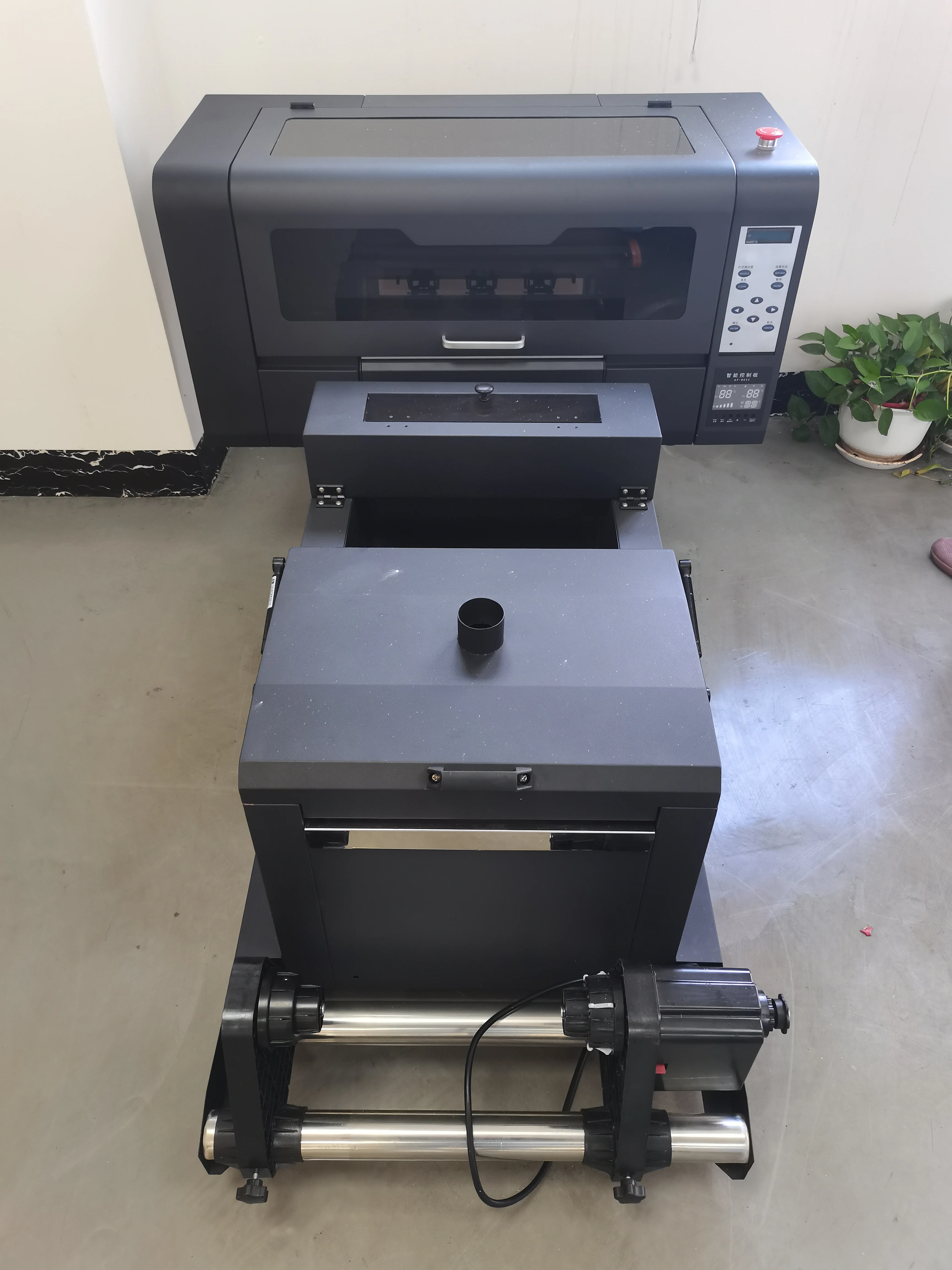 Wide Format DTF Printer 60CM Automatic Sensing System Heat Transfer Printing Machine A1 Dual Head Xp600/I3200A1