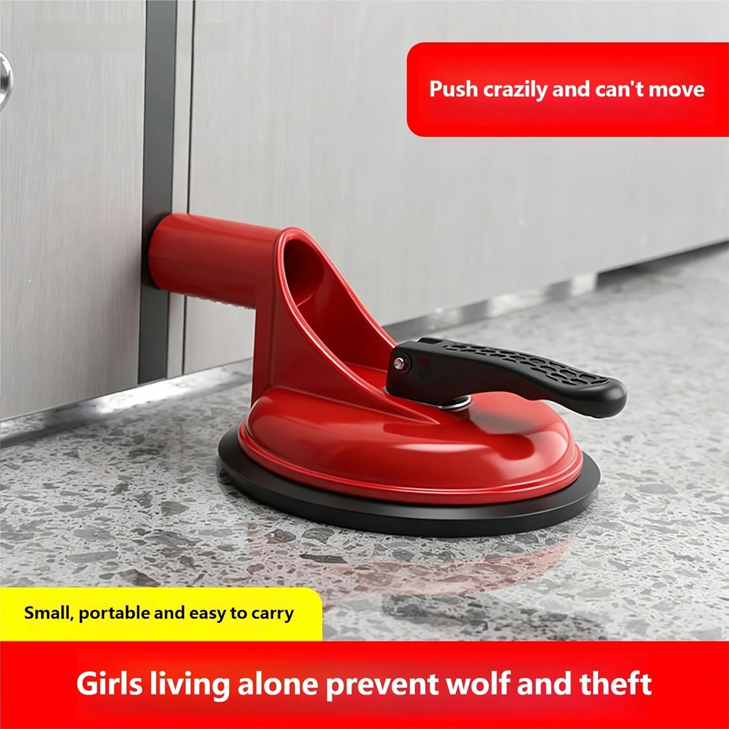 High Strength Suction Cup Door Stoppers Door Guard For Smooth Floor In Residential And Commercial Space Security Device