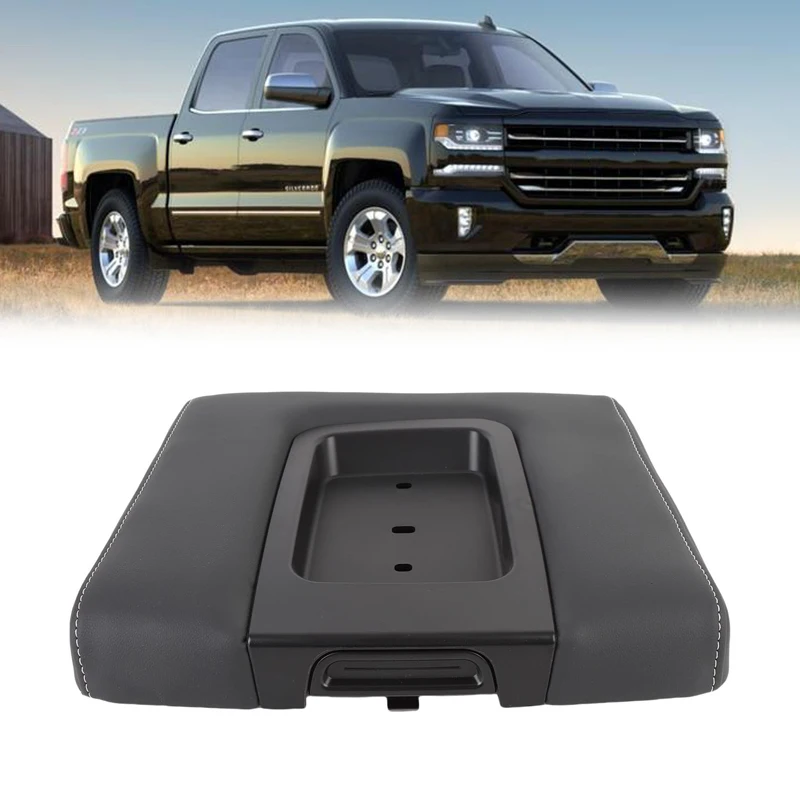 

Car Front Middle Seat Black Console Armrest Lid 22881398 for Chevrolet For Silverado 1500 2500 3500 GMC Sierra 4500 5500 6500