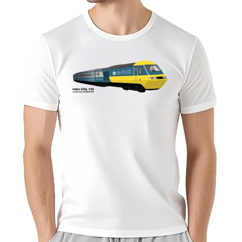 T-shirt rétro à manches longues ou courtes, rail classe 253 R2 City 125
