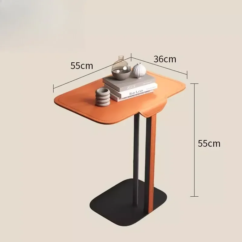 

Living room corner sofa coffee table small table saddle leather shelf bedroom bedside floating table