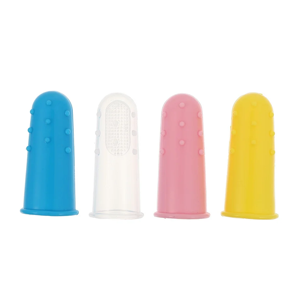 

12Pcs Finger Toothbrush for Kids Silicone Baby Finger Toothbrush Deep Clean Teeth and Gums Toddler Oral Care Tool
