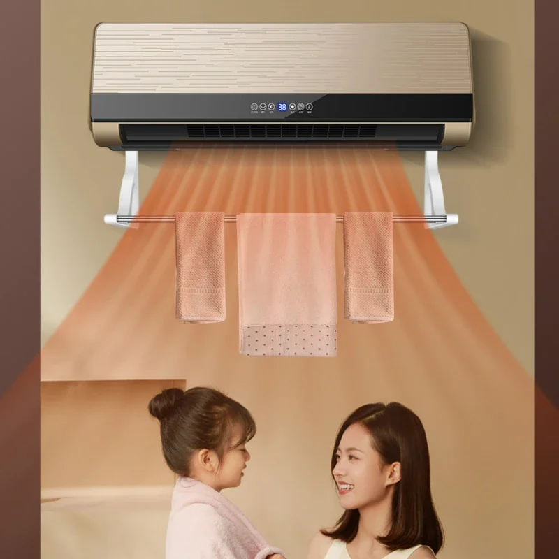 Residential and Bath Dual Use Heater Wall Mounted Energy-saving Fast Heating Energy-saving Heating Electric Heaters Body Warmer