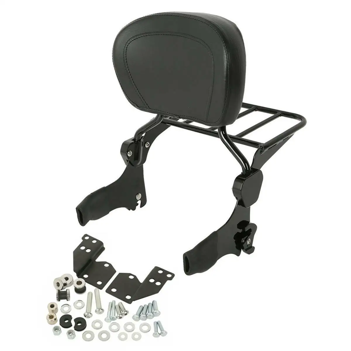 Motorcycle Detachable Backrest Sissy Bar/Luggage Rack For Harley Touring Electra Glide Road Glide Road King FLHR 1997-2008 2006