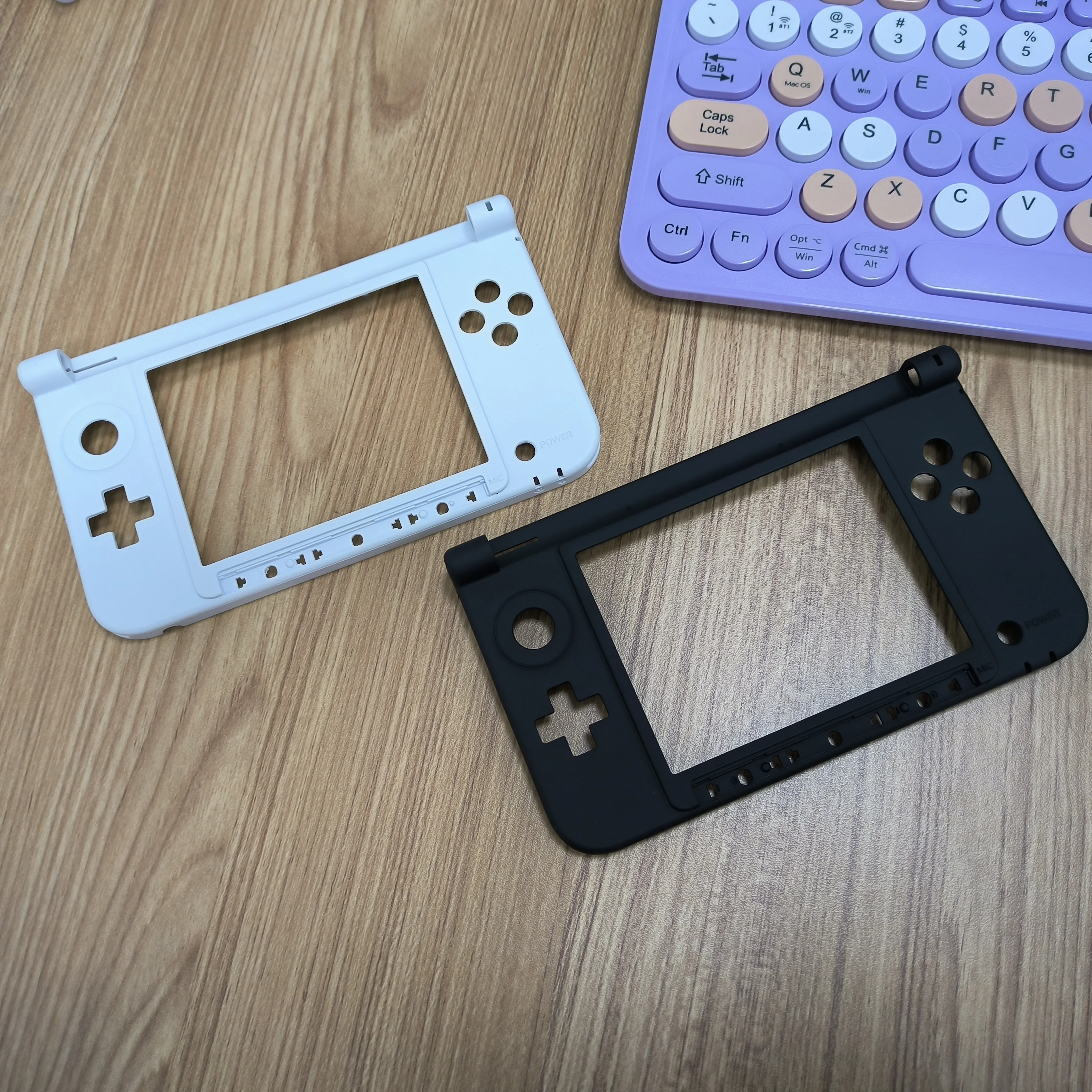 Kits de marco medio, carcasa para consola de juegos 3DS XL/LL, cubierta de carcasa media