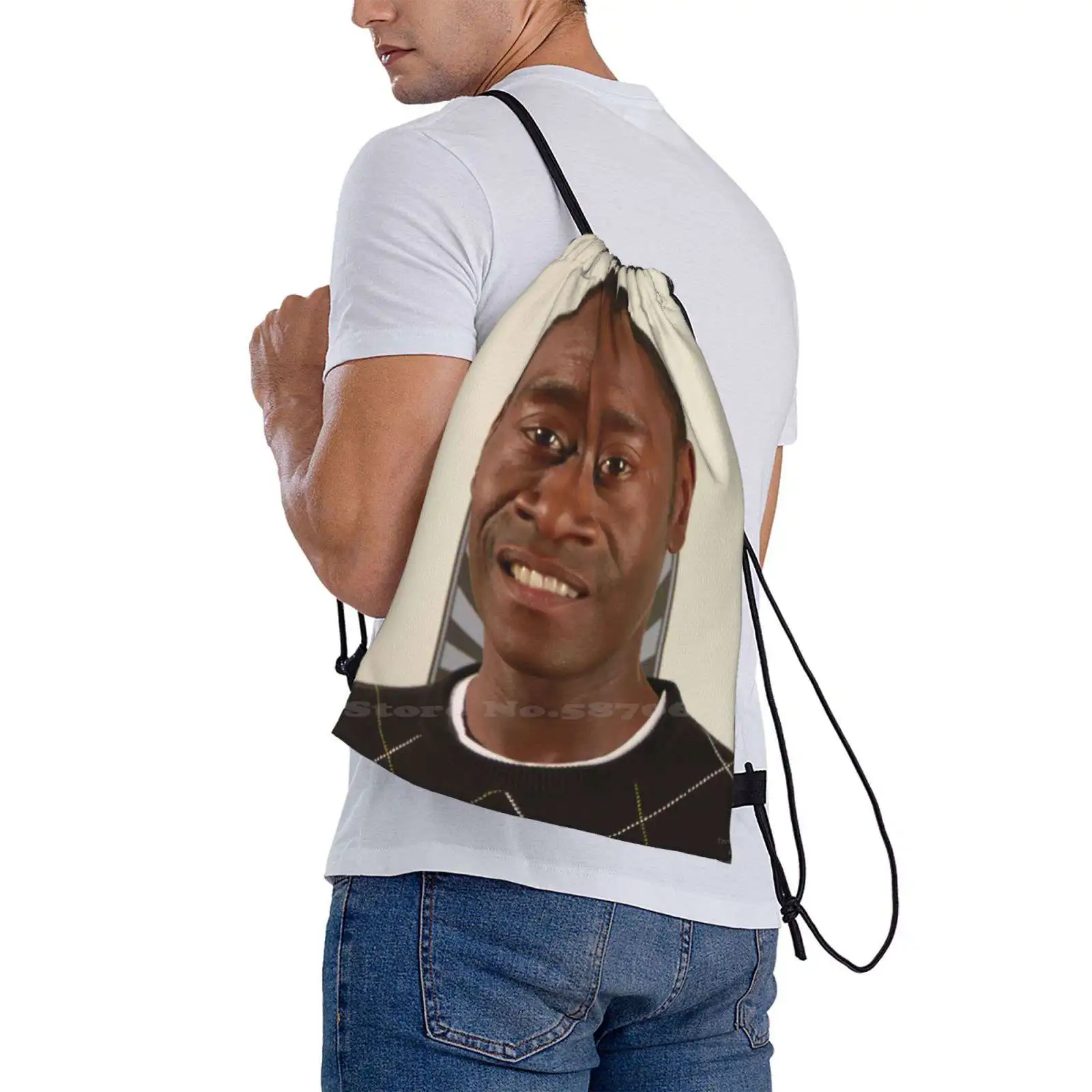 Don Cheadle-Agony School Bags Travel Laptop Backpack