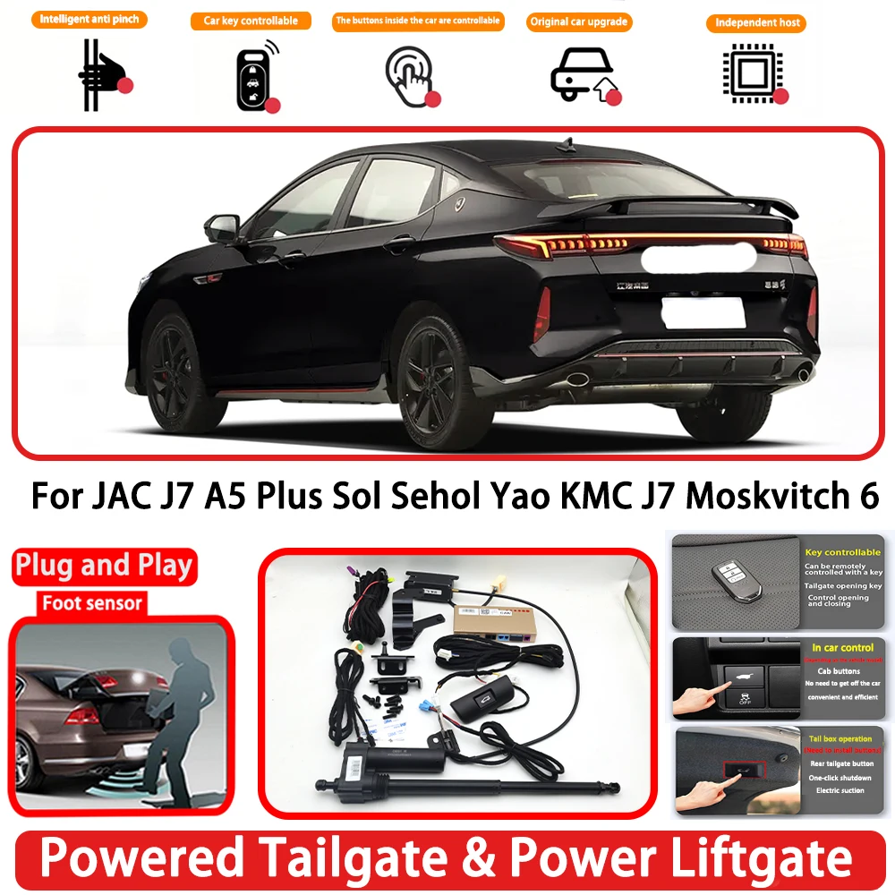 for JAC J7 A5 Plus Sol Sehol Yao KMC J7 Moskvitch 6 OEM Auto Powered Tailgate Power Liftgate Rear Trunk Opener System