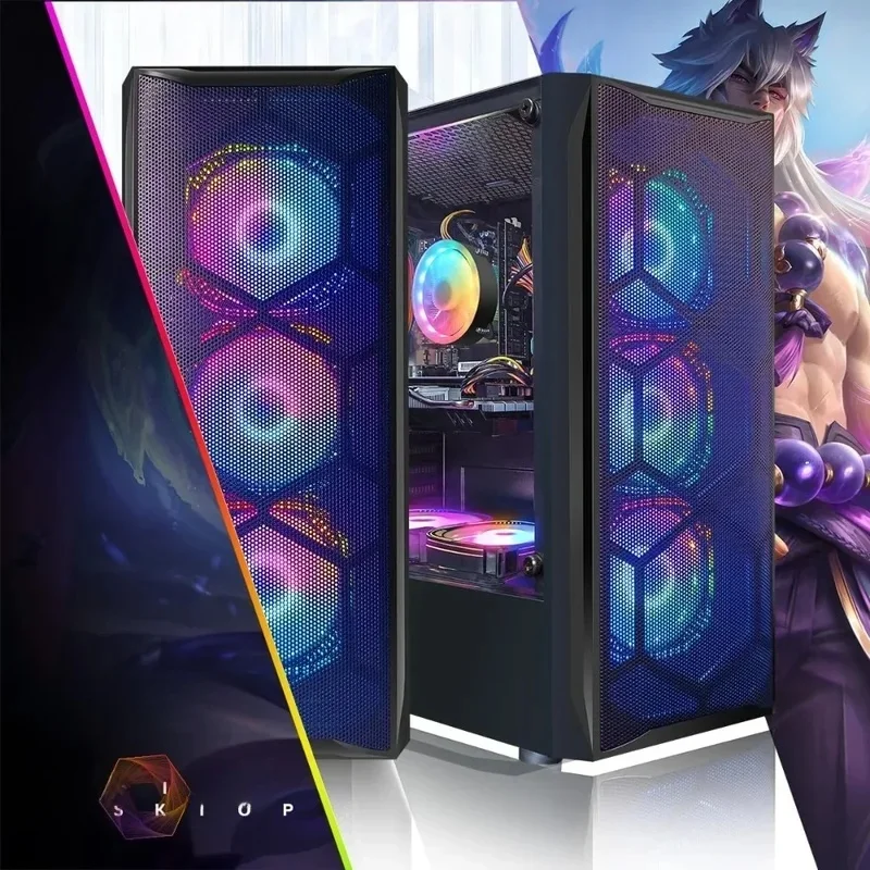 PC Desktop Gaming HOME.HOME, Radeon RX 580 8G GDDR5, Core i7 hingga 3.9G, RAM 16G, SSD 1T