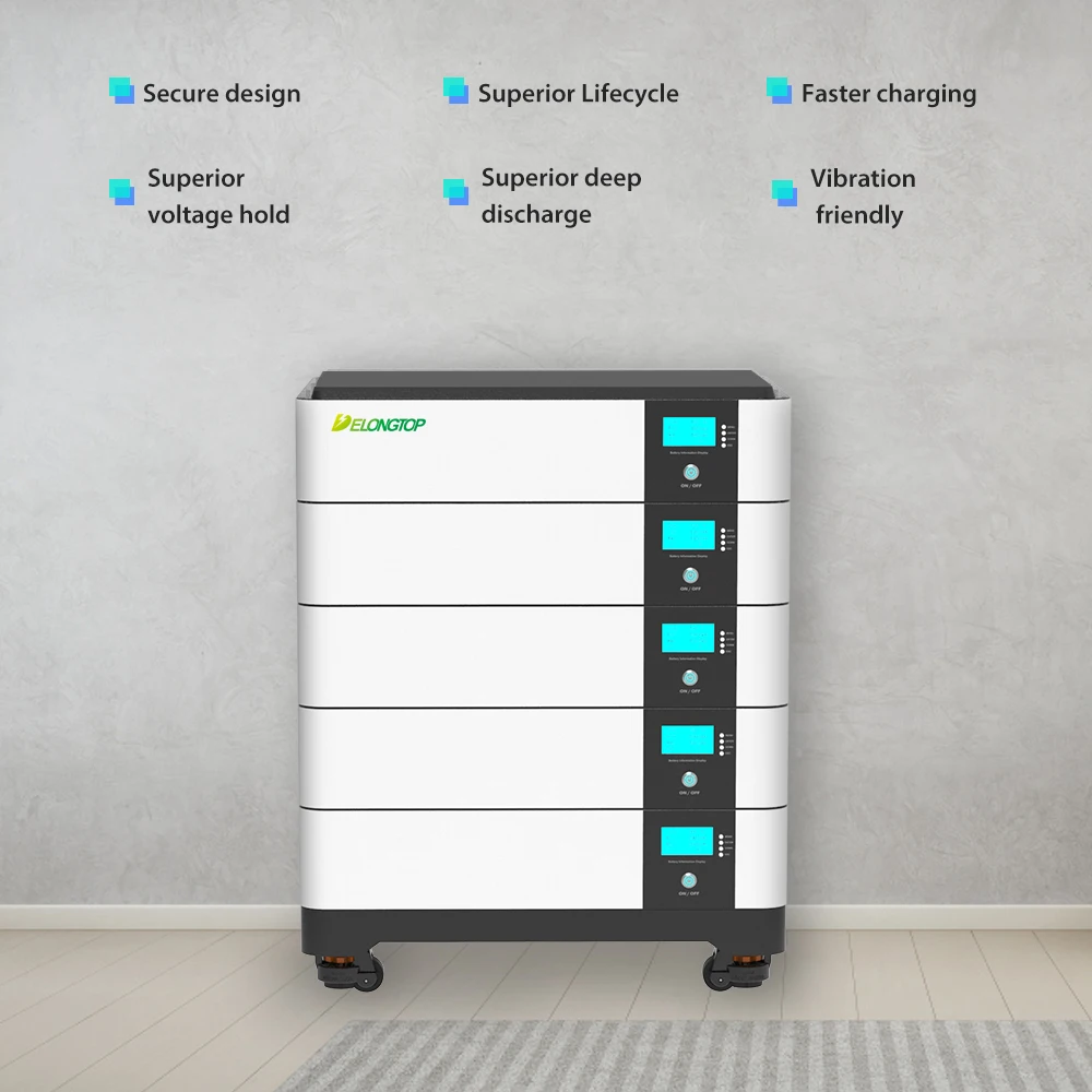 Home Energy Storage Systems 51.2v 48v 20kwh 50kwh Stackable Lifepo4 Battery Solar Inverter Lithium Ion Energy Storage Battery