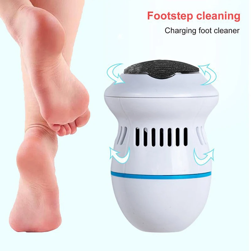 Portable USB Electronic Foot Grinder File, Dual-Speed Callus Remover Pedicure Foot Care Tools for Dead Hard Cracked Dry Skin